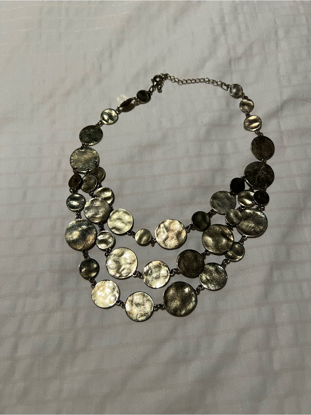 Gold-Tone Multi Disc Statement Necklace